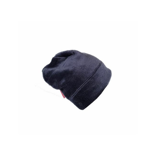 Set caciula cu protectie gat nou nascut Fleece Navy, din bumbac KDECPF00NVY