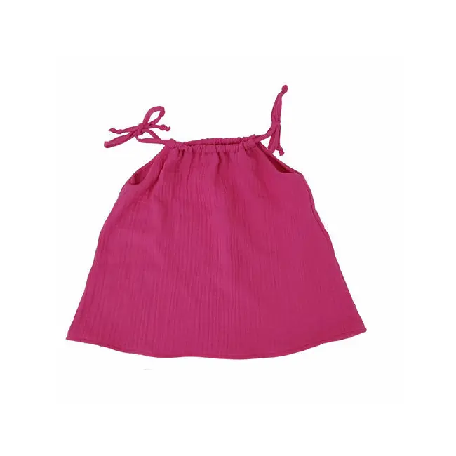 Top cu snur din Muselina Fete Blooming Dahlia 6-7 ani KDETSM67BLD