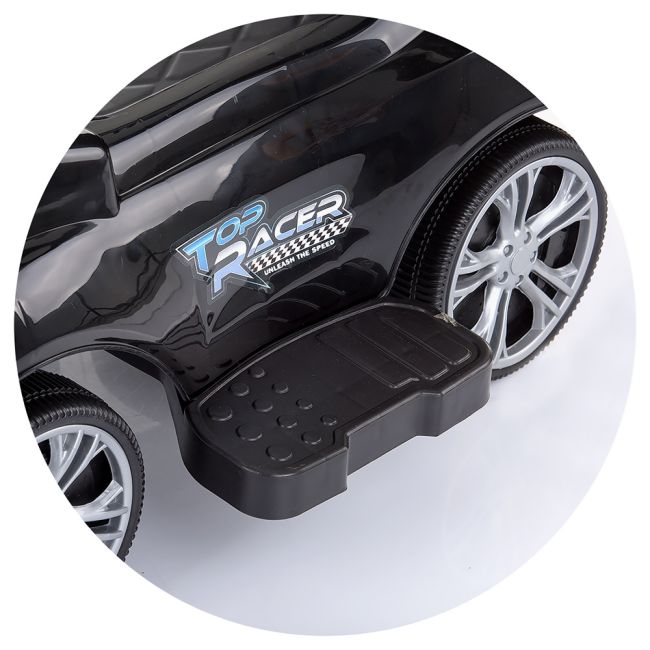 Masinuta de impins chipolino turbo black cu maner hubroctr02102bk