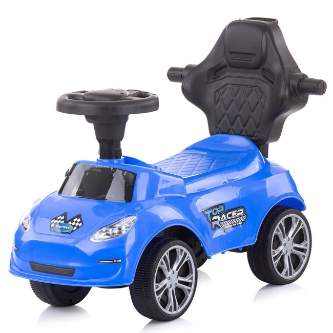 Masinuta de impins chipolino turbo blue cu maner hubroctr02105bl