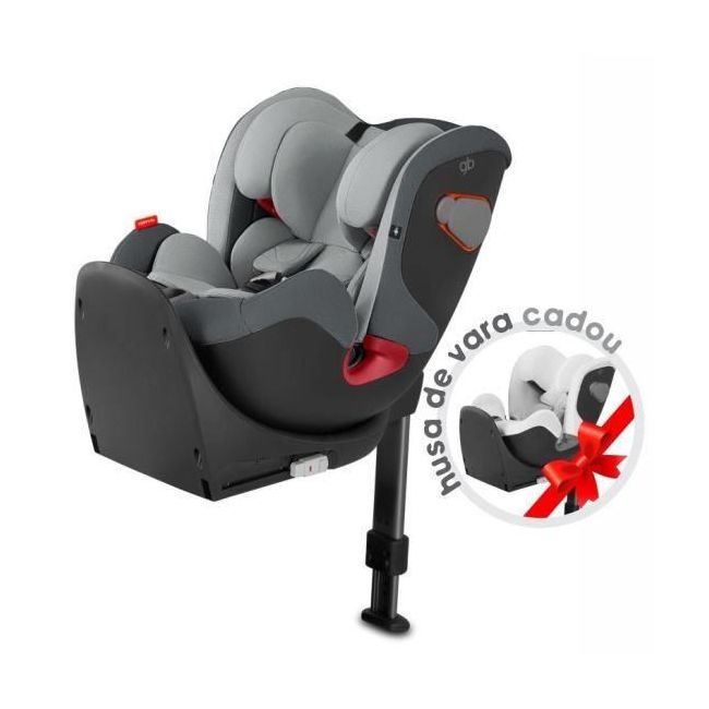 Scaun auto gb convy-fix london grey+husa de vara gb convy-fix smb619000279619000406