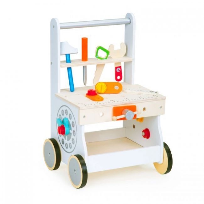 Banc de lucru, tamplarie din lemn ecotoys tl88042 - alb edeeditl88042white