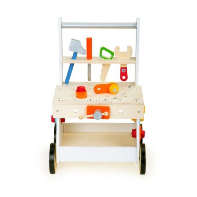 Banc de lucru, tamplarie din lemn ecotoys tl88042 - alb edeeditl88042white