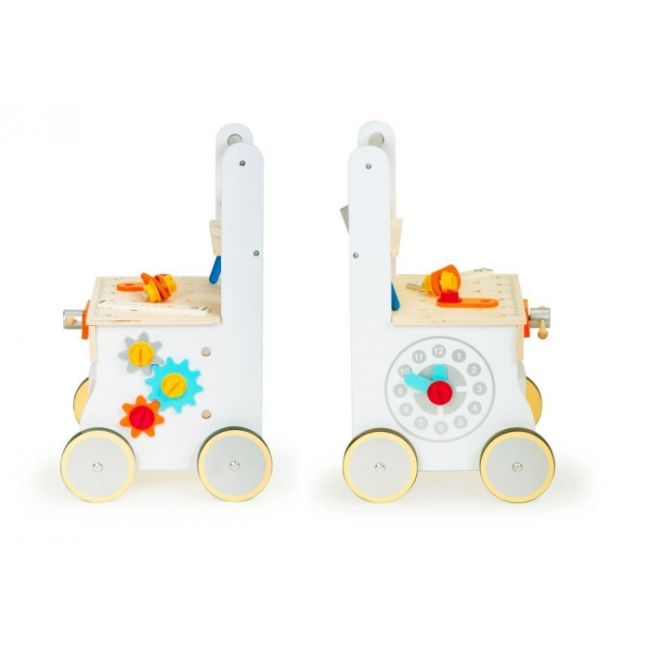 Banc de lucru, tamplarie din lemn ecotoys tl88042 - alb edeeditl88042white