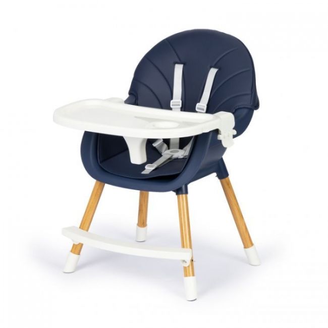 Scaun de masa 2 in 1 ecotoys ha-004 - bleumarin edeediha-004darkblue