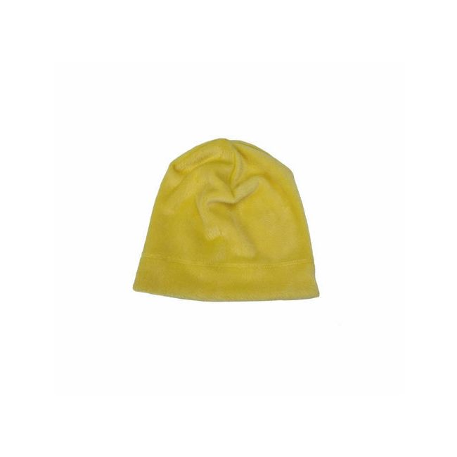 Set caciula cu protectie gat Fleece Galben pentru copii 18-36 luni, din bumbac KDECPF1836GLB