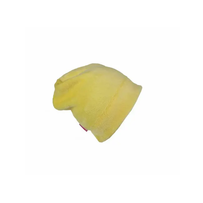 Set caciula cu protectie gat Fleece Galben pentru copii 3-6 luni, din bumbac KDECPF36GLB