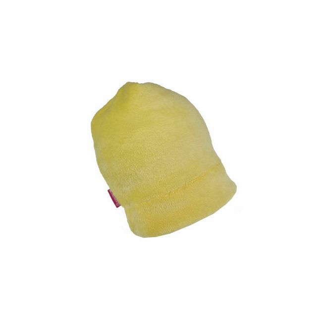 Set caciula cu protectie gat Fleece Galben pentru copii 6-18 luni, din bumbac KDECPF618GLB