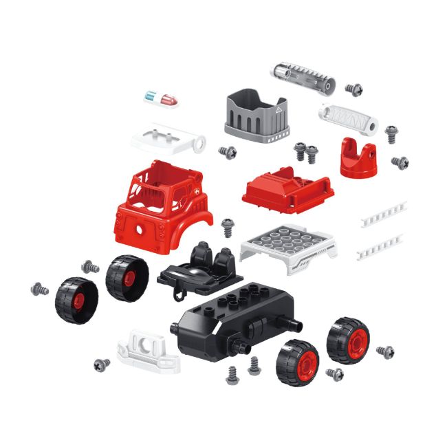 Set constructie camion pompieri cu radiocomanda bk9022