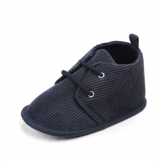 Ghetute bleumarine din reiat pentru bebelusi MBD2184-1-p01(sa30).3-6 luni (Marimea 18 incaltaminte)