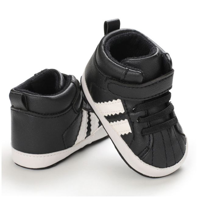 Ghetute negre cu dungi albe (Marime Disponibila: 6-9 luni (Marimea 19 incaltaminte)) MBB233-2-p4