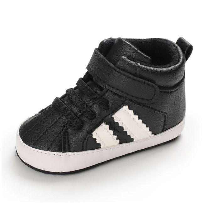 Ghetute negre cu dungi albe (Marime Disponibila: 6-9 luni (Marimea 19 incaltaminte)) MBB233-2-p4