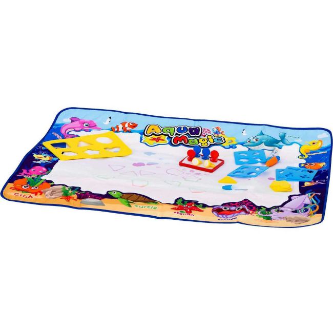 Covoras pentru desen cu apa 100x80 cm si accesorii  Ikonka IK17756 BBJIK17756_Initiala