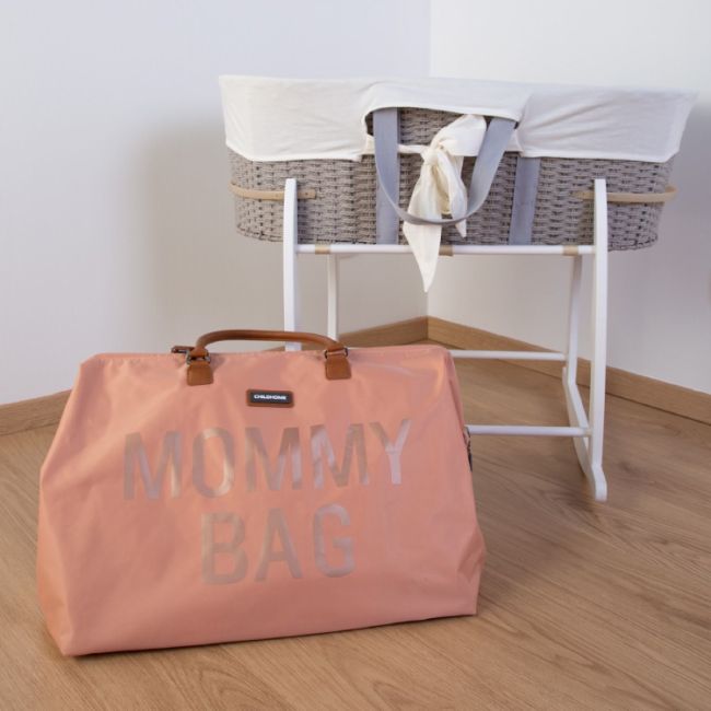 Geanta de infasat Childhome Mommy Bag Roz ERF5420007146696