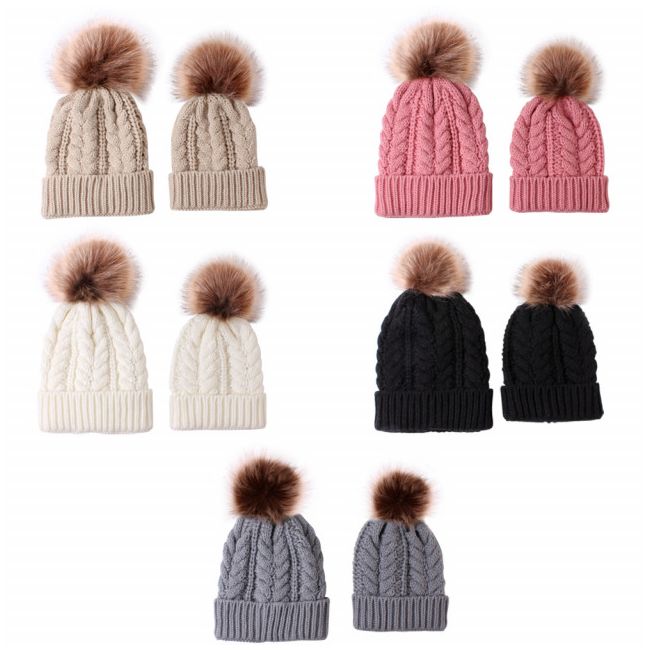 Set caciulita pentru mama si bebe ADOCTSC48-sa6