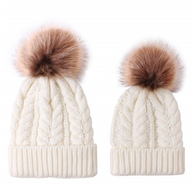 Set caciulita pentru mama si bebe ADOCTSC48-sa6