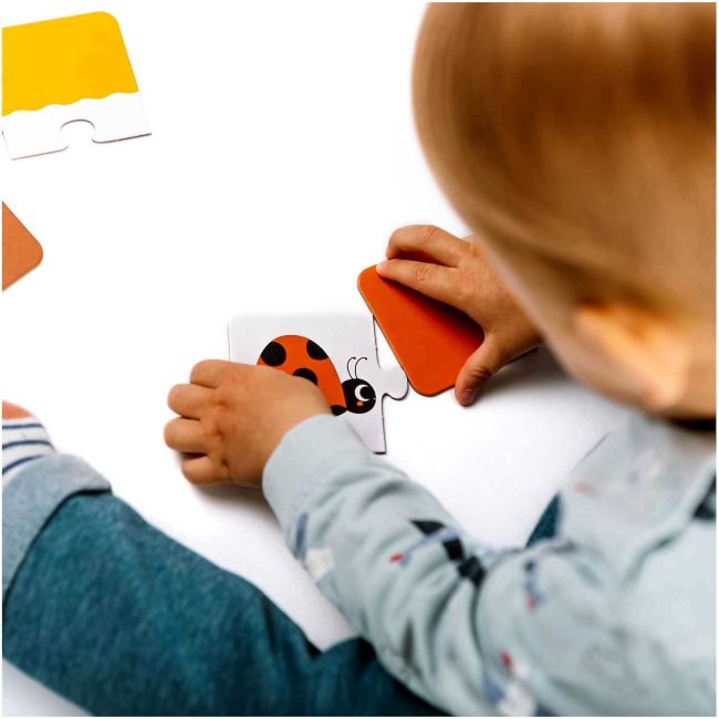 Joc educativ Puzzle O lume in culori, 10 piese Mimorello EK6669 BBJEK6669_Initiala