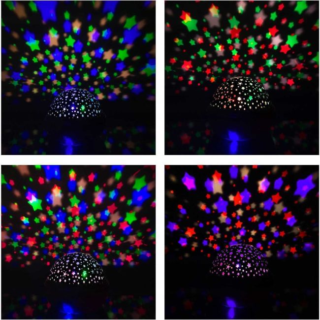 Lampa de veghe cu proiector si 2 cupole Malatec MY17757 BBJMY17757_Roz