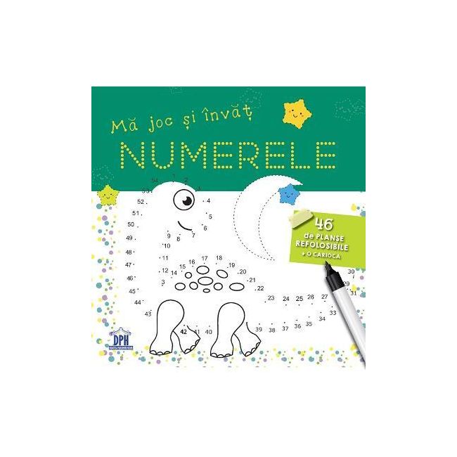 Ma joc si invat numerele - 46 de planse refolosibile + o carioca