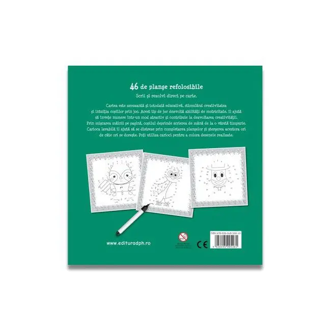 Ma joc si invat numerele - 46 de planse refolosibile + o carioca