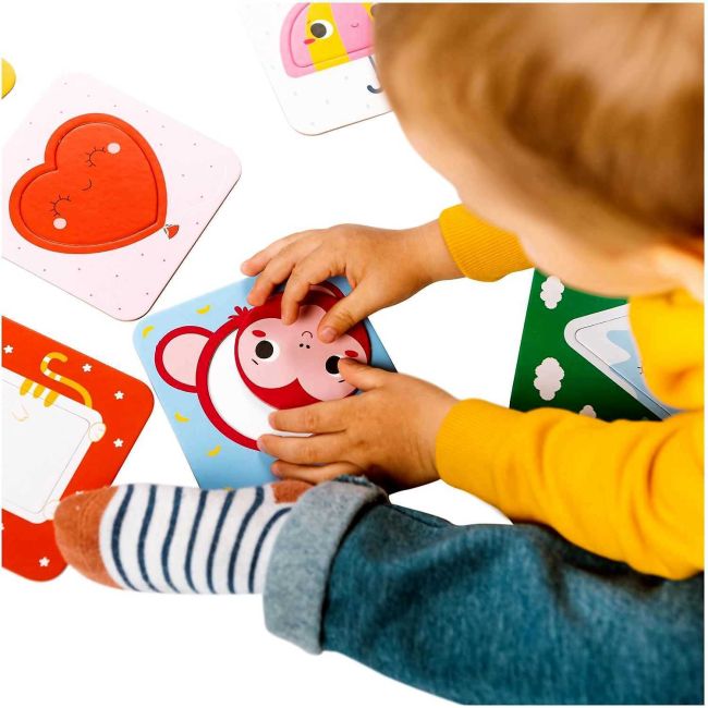 Puzzle Formele jucause, 8 piese, 11x11 cm Mimorello EK6665 BBJEK6665_Initiala
