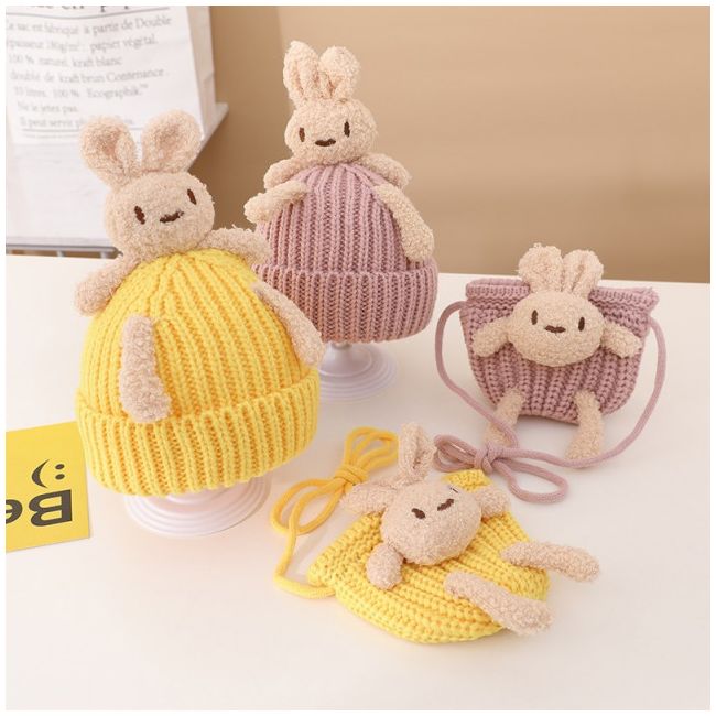 Set caciulita si gentuta - Iepuras ADOCTSC08-sa4