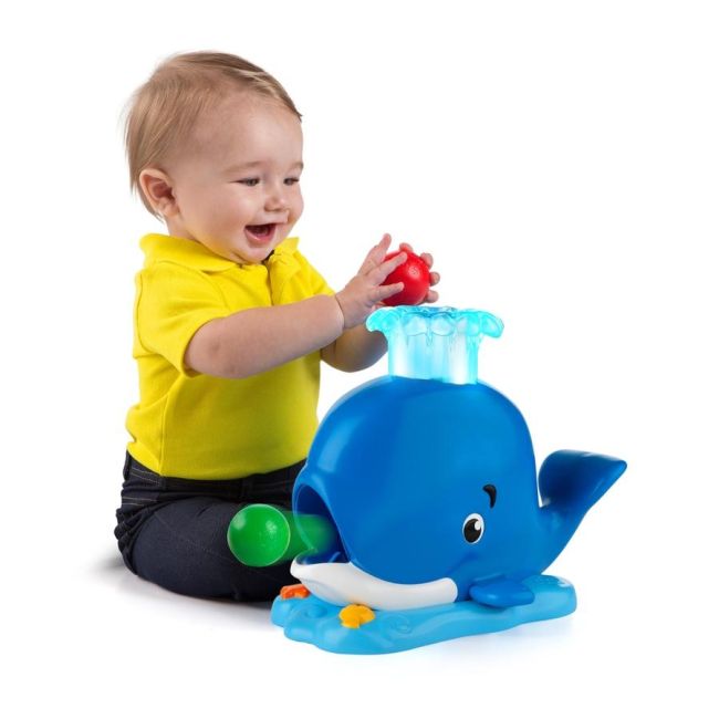 Bright Starts - Jucarie balena cu bile multicolore BBB10934