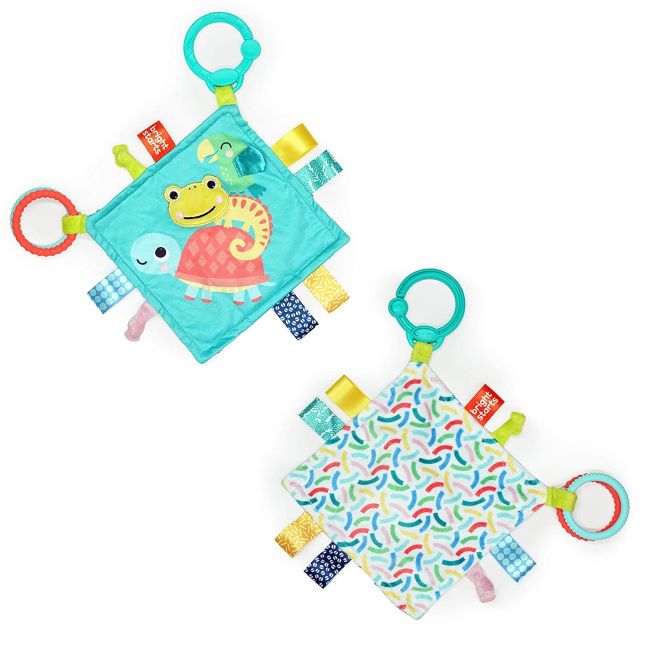 Bright Starts - Jucarie mini paturica cu animalute vesele BBB12619