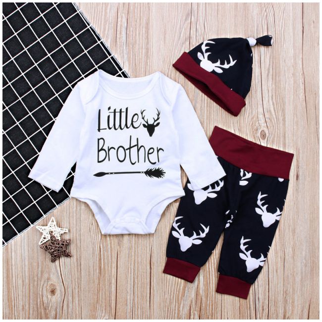 Compleu pentru baietei - Little Brother ADCC01171-3-H9.6-9 luni (Marimea 19 incaltaminte)