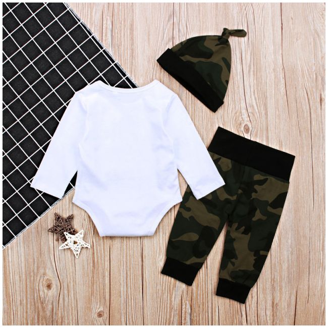Compleu pentru baietei cu pantalonasi army - Little Brother ADCC01171-2-H9.9-12 luni (Marimea 20 incaltaminte)