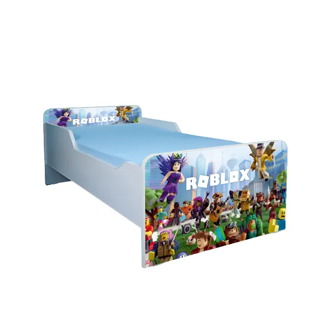Pat Copii Roblox Cu Sertar,  Saltea SafeNest 160x80 Cm  Ptv2063