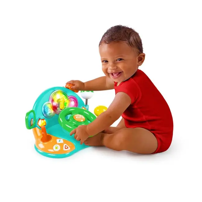 Bright Starts - Jucarie multifunctionala cu volan Lights & Colors Driver&trade; BBB52178
