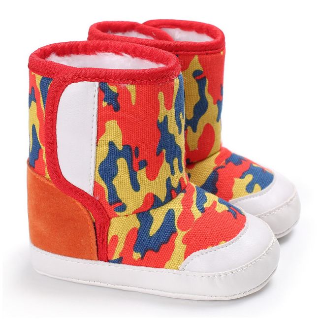Cizmulite pentru baietei - Orange Army MDC-386-63-p25.6-9 luni (Marimea 19 incaltaminte)