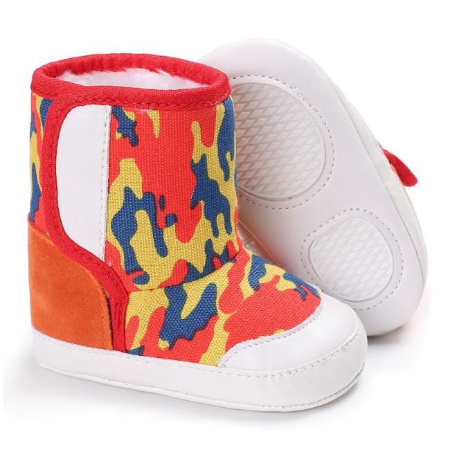 Cizmulite pentru baietei - Orange Army MDC-386-63-p25.6-9 luni (Marimea 19 incaltaminte)