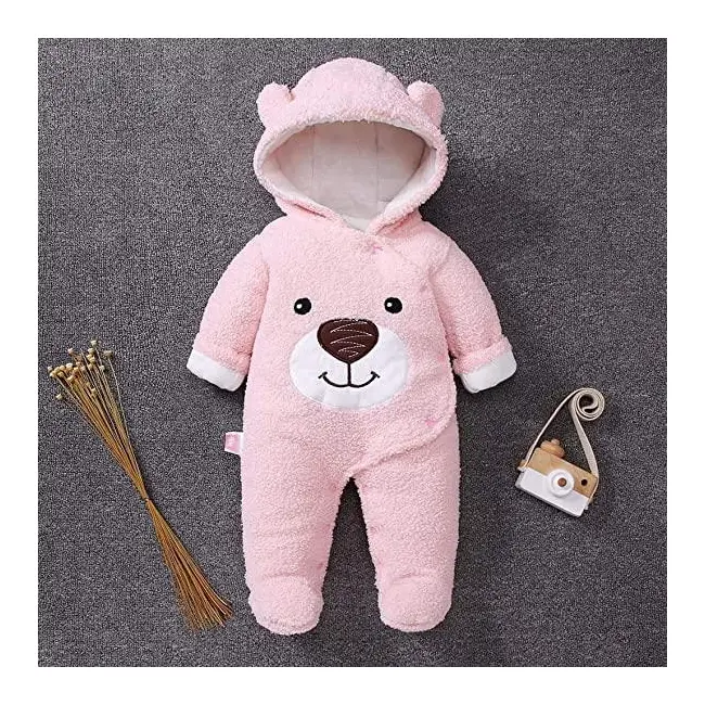 Combinezon roz plusat - Teddy MD059-4