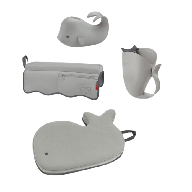 Skip Hop - Kit produse esentiale pentru baie Moby - Gri BSAFE235516