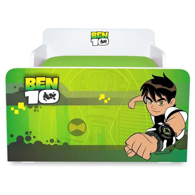 Pat copii Ben Ten 2-12 ani + saltea SmartNest cu lana 160x80x12 cm + husa impermeabila - PC-PCH-PRO-STR-BEN-80