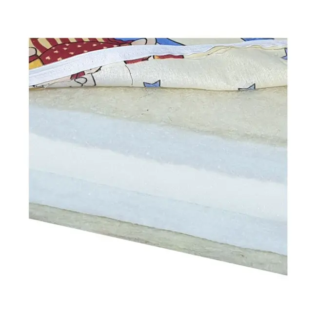 Pachet Promo Pat Strat Jurassic 2-8 ani cu saltea SmartNest cu lana 140x70x12 cm si husa impermeabila - PC-PCH-PRO-STR-JUR-70