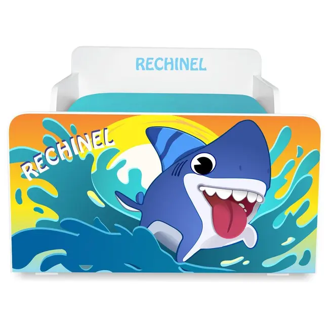 Pat copii Rchinel 2-8 ani + saltea 140x70x12 cm + husa impermeabila - PC-PCH-PRO-STR-REC-70