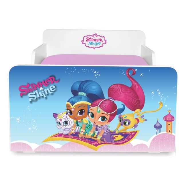 Pat Copii Shimmer & Shine 2-8 Ani + Saltea Cu Lana 140x70x12 Cm + Husa Impermeabila - ASC-ch-pro-str-shi-70