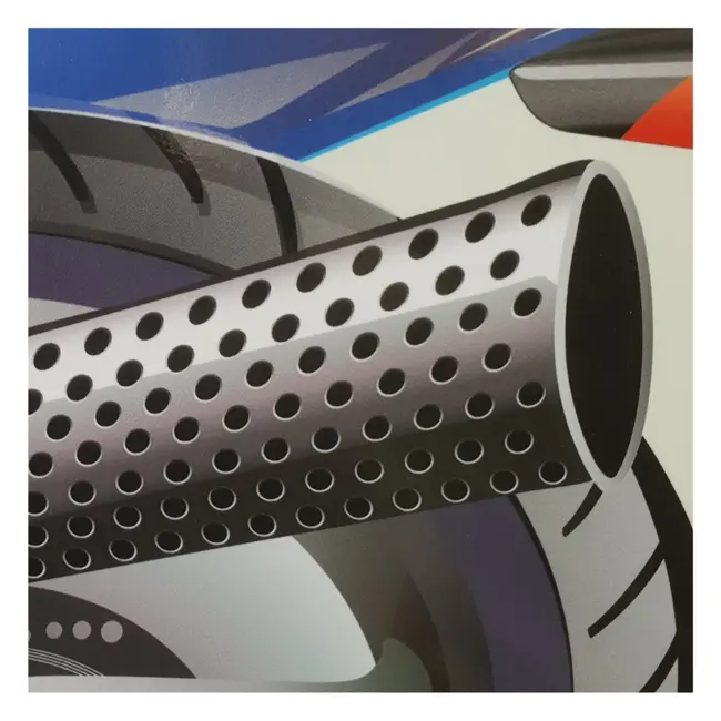 Pat copii Moto Blue dublu - PC-P-MOTO-DBL