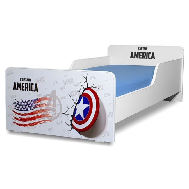 Pat Copii Creativ Captain America 2-12 Ani - ASC-str-cpt-80