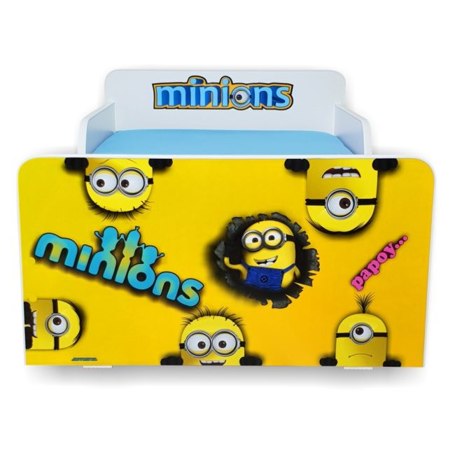 Pat pentru copii Start Minions recomandat de la varsta de 2 ani pana la 8 ani, fara saltea- PC-P-STR-MNS-70