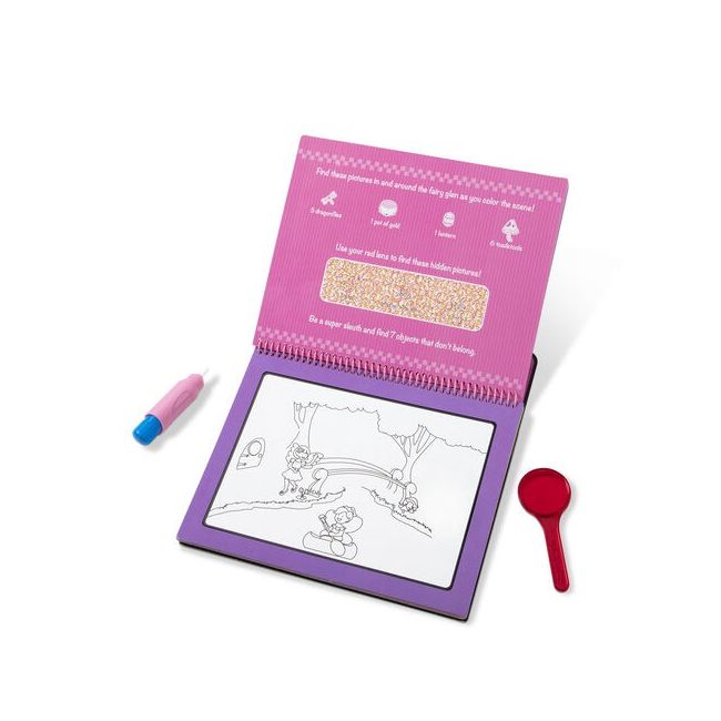 Carnet de colorat apa magica deluxe povesti cu zane - okemd30173