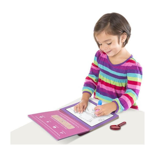 Carnet de colorat apa magica deluxe povesti cu zane - okemd30173