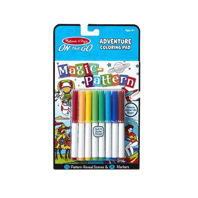 Carnet de colorat modele magice aventuri - okemd30310