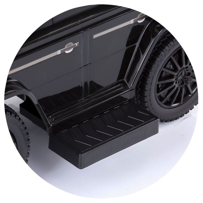 Masinuta de impins chipolino mercedes g350 red cu maner si copertina hubrocmb02102re