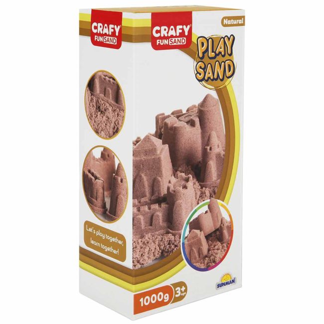 Nisip pentru modelaj fun sand 1000 gr culoare natur - okecfs00002240