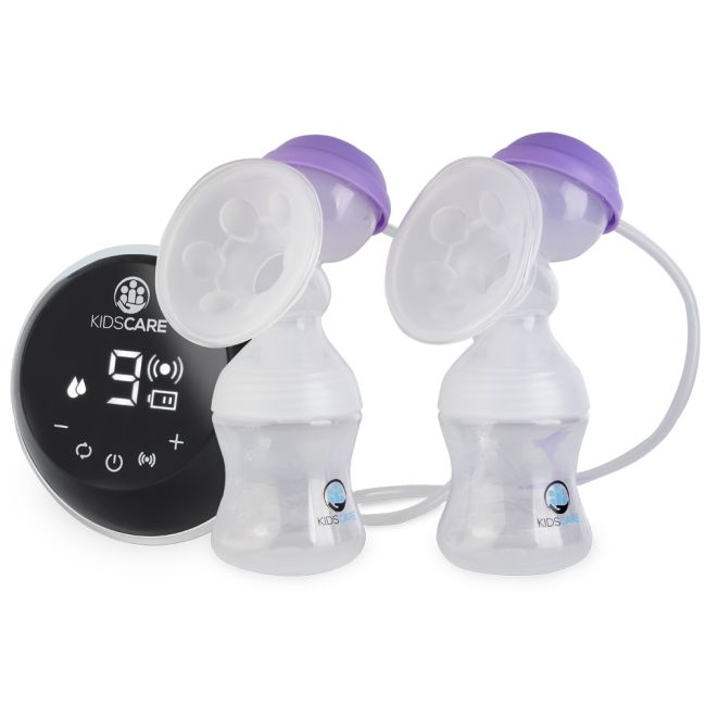 Pompa de san electrica dubla cu acumulator, cu functie de masaj si 15 niveluri de aspiratie Kidscare KC134 SUPKC134