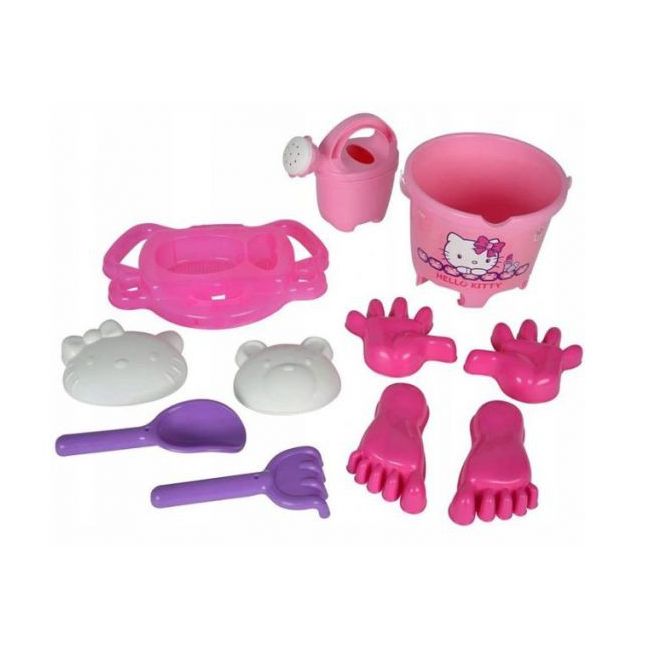 Set jucarii de nisip si galetusa hello kitty - okeagi1490-0hkm